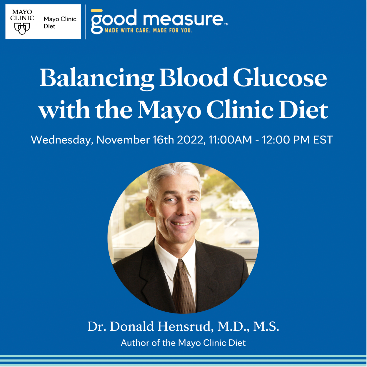 Upcoming Webinar on Balancing Blood Glucose