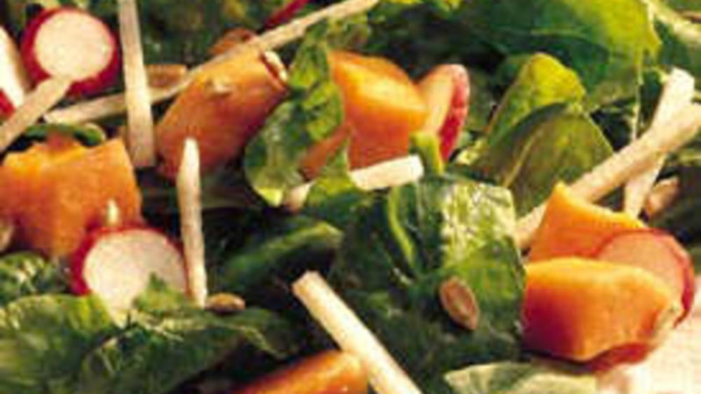 Papaya-Spinach Salad All In Good Measure