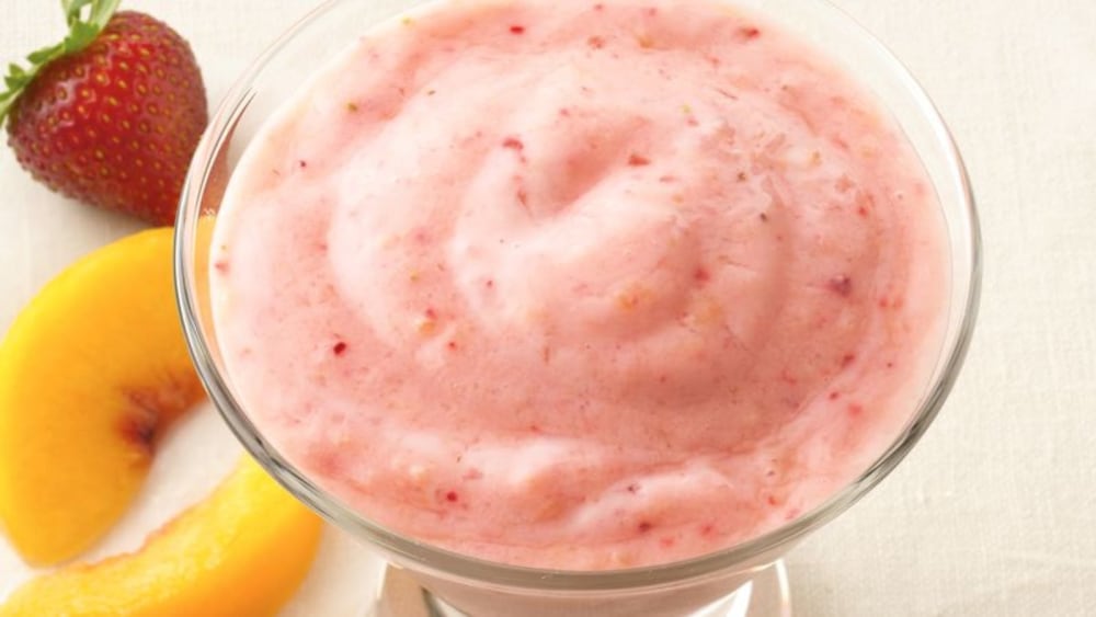 Peach-Berry Smoothies All In Good Measure
