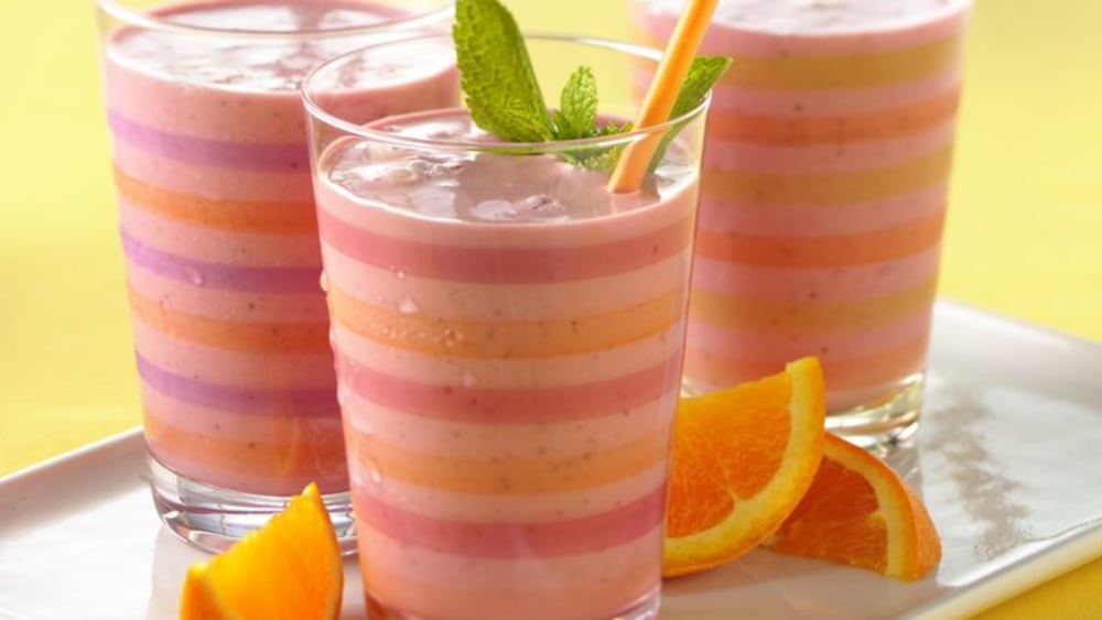 Strawberry-Orange Smoothies All In Good Measure