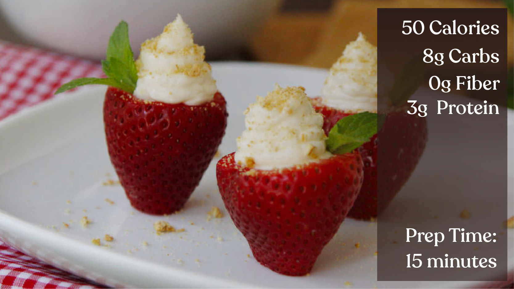 No bake Strawberry "Cheesecake" Bites Recipe from Good Measure