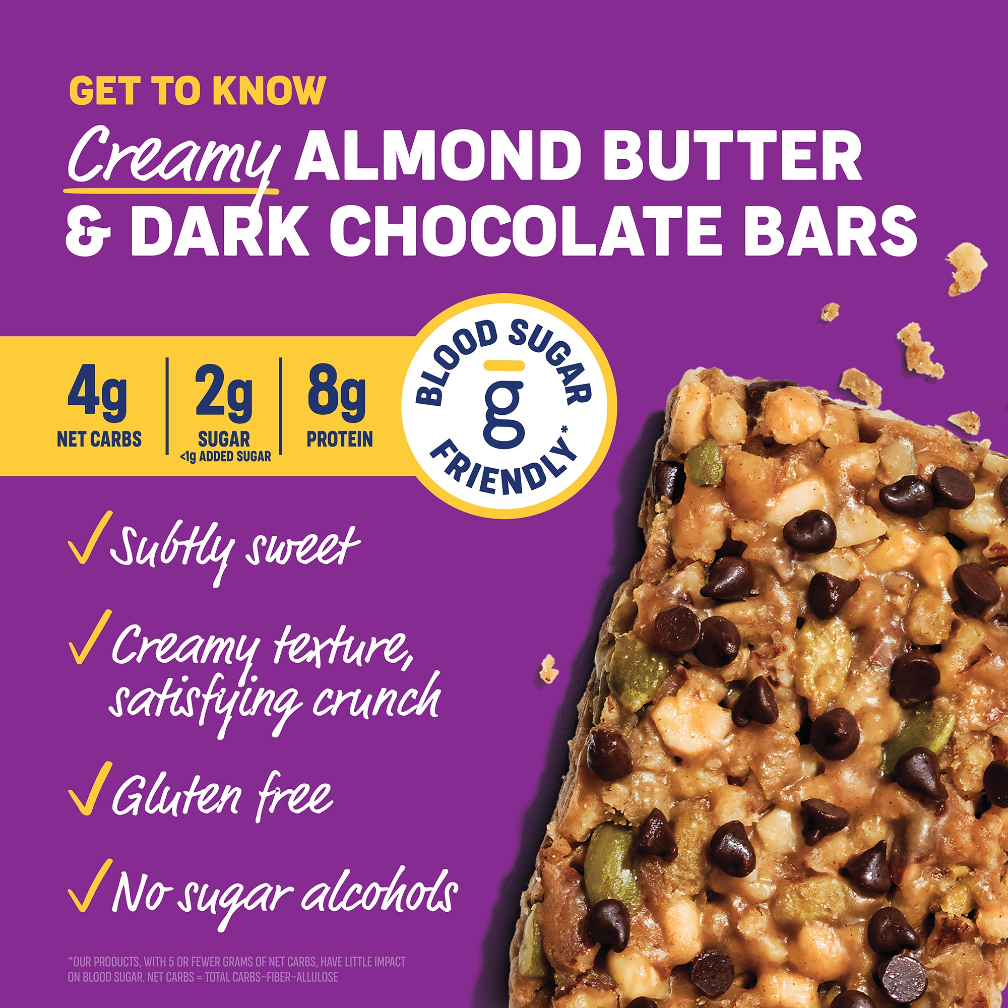 Thumnbail 3 of 6, description: Almond Butter & Dark Chocolate